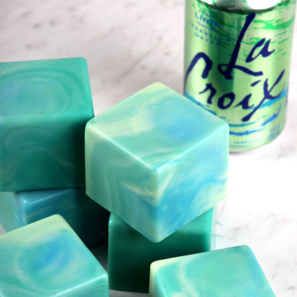 Lime LaCroix Soap Project